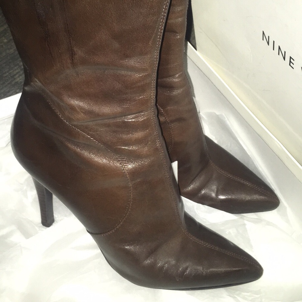 Nine West leather ankle boots